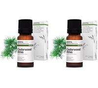 Cèdre De L'Atlas BIO (Cedrus atlantica) - 10 mL - Huile Essentielle Chémotypée et Certifiée AB/Cosmos - Aroma Labs - Made in France (Lot de 2)