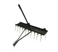 Cedrus SP31101 Scarifier Éplucheur à gazon 100 cm pour tracteur tondeuse Rider - Pelle à gazon universelle avec 10 unités à double ressort, dissolvant mousse et feutre, position de travail et de