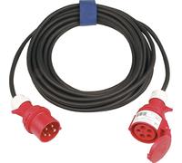 CEE-Verlängerung 16 A 400 V 25m H07RN-F 5x1,5mm² schwarz IP44