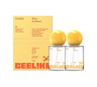 CEELIKE Spray buccal - Haleine fraîche, double expérience de refroidissement et design pratique en déplacement - Parfait pour rafraîchir l'haleine n'importe où, n'importe quand (orange, 2 pièces)