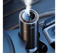 Ceeniu Désodorisant pour voiture intelligente, parfum de voiture neuve, nouvelle expérience par brume ultrasonique, marche/arrêt automatique, parfum naturel dure 4 mois, réglable, désodorisant de
