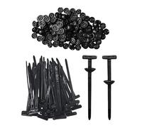 Ceeyoll, 150, Attache Cable, Serre Cable, Serre Cable Plastique, Durable, Facile à Utiliser, Attache, Adapté à La Fixation des Ailes, Au Regroupement des Câbles