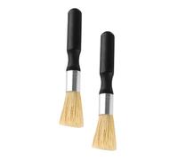 Ceeyoll 2pcs Brosse Barista, Pinceau Machine, matériaux respectueux de l'environnement, Durable, Moulin à café Brosse, Barista Machine a Cafe Brose, adapté au Nettoyage des moulins à café