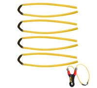 Ceeyoll 4 Pièces Caoutchouc de Fronde,Brins Rechange Fort,Fronde de Poche Élastique,Lance Pierre Adulte Puissant Chasse Accessoires,Caoutchoucs de Fronde de Sport réglables pour la Plein Air de Chasse