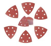 Ceeyoll 60pièces Papier a Poncer, Triangle Poncage, Papier de Verre, Réutilisable,étanche et Résistant à L'humidité, Apapier Abrasif pour Ponceuse, Adapté aux Broyeurs Triangulaires
