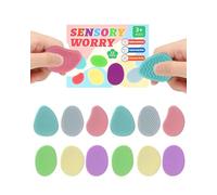 Ceeyoll Fidget Toys Anti Stress 12 Pièces Résistant Doux pour la Peau Disponible en Différents Motifs Convient aux Enfants et aux Adultes Soulage Le Stress et Favorise la Stabilité de l’Humeur