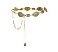 Ceeyoll Or Ceinture Chaîne Ceinture Chaine Ceinture Style Chaîne Simple Ceinture Chaîne Argentée Pour Femme Pendentif De Taille Chaîne En Argent Convient Aux Robes Jeans