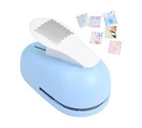 Ceeyoll Perforatrice Timbre Bleu Outil De Bricolage Perforatrice Carrée Petite Et Portable Convient Pour La Création De Cartes Le Scrapbooking La Perforation D'enveloppes Et D'Étiquettes