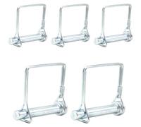 CEEYSEE 5pcs Goupille de Fusible 10mmx60mm Une Goupille Pliante à Goupille Pliante à Goupille à Goupille Pliante à Goupille à Goupille Pliante avec Fermeture à Encliquetage Anse Carrée en Galvanisé
