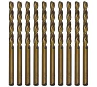 CEEYSEE Lot de 10 forets hélicoïdaux HSS M35 de 4,5 mm pour perçage dans l'acier inoxydable, le métal, la fonte et les plastiques durs (4,5 mm)