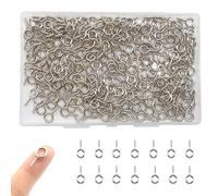 CEEYSEE Lot de 300 mini vis à œillet pour travaux manuels (19 x 9 mm)