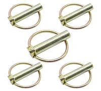 CEEYSEE Lot de 5 goupilles de connexion pivotantes pour voiture, remorques, tout-terrain, camions, tondeuses, tracteurs (Ø11 x 47 mm)