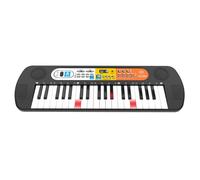 Cefa Toys Clavier Lumineux 37 Touches, 22 chansons d'apprentissage, 7 rythmes, 8 Tons, 3 Coussinets sonores, Haut-Parleur et Microphone.
