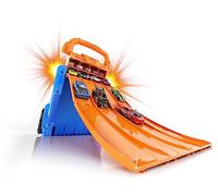 Cefa Toys Garde-Voiture/Lanceur Hot Wheels, 4 Pistes et capacité pour 20 Voitures. Convient aux Enfants à partir de 6 Ans.