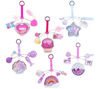 Cefa Toys- Porte-clés Tiny Tins » Real Littles Suspendus à thème sont remplis de Micro-Surprises à Collectionner 20 x 10 x 4 cm. Modèles Assortis, 00266, Multicolore