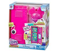 Cefa Toys Real Littles Mini casier Disney, Petit casier Disney avec Sac à Dos Minnie, Cadenas et Autocollants, Convient pour Les Filles à partir de 6 Ans