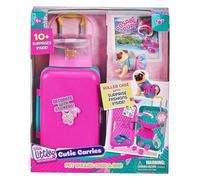 Cefa Toys - Real Littles Mini Jeu de Voyage Cutie Carries, Mini Jeu de Valise avec Roues, Transport et Chien Jouet, Convient aux Filles à partir de 6 Ans