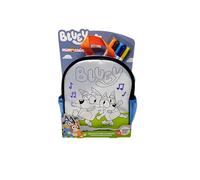 Cefa Toys Sac à Dos mimochic Bluey à colorier, Lavable, 5 feutres, Convient aux Enfants à partir de 5 Ans.