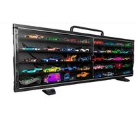 Cefa Toys - Valise Hot Wheels modulaire, Espace pour 40 Voitures (Non incluses) pour Fans et collectionneurs Adultes, Couleur Noire (04628)