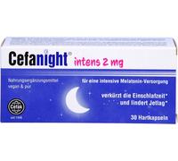 Cefanight intens 2 mg comprimés raccourcit le temps d'endormissement et atténue le décalage horaire, 30 comprimés