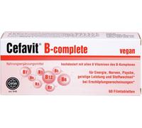 Cefavit B-complete comprimés pelliculés pour l'énergie, les nerfs, le psychisme, les performances intellectuelles et le métabolisme, 60 comprimés