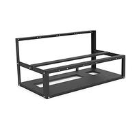 CeFoney Boîtier de minage en acier Open Air Miner Frame Rig, Mining Rig Frame Case Support Carte Graphique 6 GPU Rack PC
