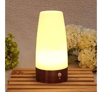 CeFoney Veilleuse intelligente sans fil avec détecteur de mouvement, lampe à piles, lampe de table de chevet, lampe de bureau pour chambre à coucher, salon, cuisine, chambre d'enfant, corps humain,
