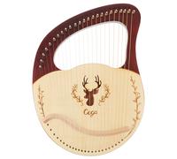 Cega Lyre Harp 24 String Coffee