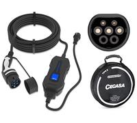 Cegasa Câble de Charge Type 2 IP 66 monophasé 3,7 KW (16 A) avec Prise Schuko - 5 m