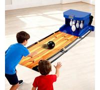 CEGBREU Machine à Bowling électronique, dotée d'une Fonction de réinitialisation Automatique pour Le Bowling en Salle, équipée d'un Tableau d'affichage électronique et d'effets sonores simulés.(L)