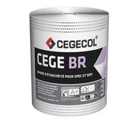 CEGECOL SIKA - Bande d'étanchéité pour traitement des points singuliers en étanchéité sous carrelage - CEGE BR - Associé à CARROSEC 3, CEGELASTIC WP, SYSTÈME AQUAPROOF 650 - rouleau de 10m