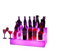 CEHJZQRPL Etagère Lumineuse pour Bouteilles de Liqueur, Présentoir Lumineux à LED for Bar, Armoire à vin, Anti-Chute, créatif, for Bar, vin étranger, Cocktail, vin(Light)