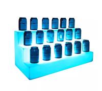 CEHJZQRPL Etagère Lumineuse pour Bouteilles de Liqueur, Support de Porte-Bouteilles éclairé for Bar à Domicile, étagères d'éclairage en Acrylique for Boissons à Domicile et Commerce