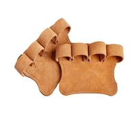 CEHJZQRPL Gants d'entraînement d'haltérophilie, Gants de Fitness, à Mains Nues, poignées Gymnastique en Cuir Confortables, avec Paume(Brown)