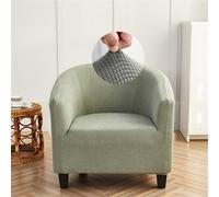 CEHJZQRPL Housses de Chaise Housse de canapé Extensible 1 pièce for fauteuils, Housse de Protection Amovible et Lavable for Meubles de Club(Green)
