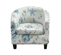 CEHJZQRPL Housses de Chaise Housse de Fauteuil Club Extensible 2 pièces avec Housse de Coussin Housse de Fauteuil en élasthanne Souple Protection de Meubles antidérapante for Salon(Mimosa)