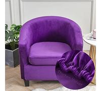 CEHJZQRPL Housses de Chaise Housse de Fauteuil en Velours for fauteuils, Housse de canapé Extensible épaisse, 2 pièces, Housse de Protection de Meubles Lavable for fauteuils de Club