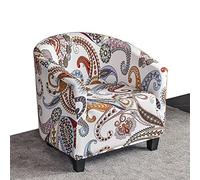 CEHJZQRPL Housses de Chaise Housse de Fauteuil for fauteuils, Housse de canapé Extensible Baroque, Housse de Protection de Meubles Amovible et Lavable for fauteuils de Club(Paisley,1 PCS)
