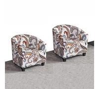 CEHJZQRPL Housses de Chaise Housse de Fauteuil for fauteuils, Housse de canapé Extensible Baroque, Housse de Protection de Meubles Amovible et Lavable for fauteuils de Club(Paisley,2 PCS)