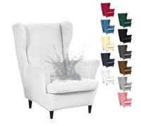 CEHJZQRPL Housses de Chaise Housse de Protection for Fauteuil à Oreilles en Tissu Extensible imperméable en 2 pièces Housse de Protection for canapé en élasthanne for Salon et Chambre à Coucher