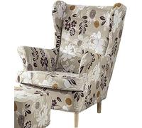 CEHJZQRPL Housses de Chaise Housse de Protection ottomane 2 pièces Housse de Chaise à Oreilles 1 pièce Housse de Tabouret de Rangement rectangulaire Accoudoir Amovible for canapé de Salon Chambre