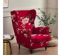 CEHJZQRPL Housses de Chaise Lot de 2 Housses de Chaise à Oreilles, Housse de canapé Lavable en élasthanne, Protection de Meubles for fauteuils, chaises, Salon, Chambre à Coucher