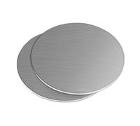 CEHJZQRPL Lot de 2 plaques rondes en acier inoxydable 304, diamètre 150 mm, robustes, faciles à usiner, utilisées dans la modélisation artisanale(1mm)