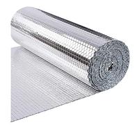 CEHJZQRPL Panneaux réflecteurs de radiateur, isolants réfléchissants à double bulle d'aluminium auto-adhésifs, pare-vapeur(1mx8m)