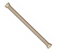 CEHJZQRPL Rail de penderie, Barres de placard robustes avec bride et vis, rails de penderie muraux de 20 à 67 pouces de long(Champagne,120cm/3.9ft)