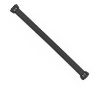CEHJZQRPL Rail de penderie, Barres de Placard Robustes avec Bride et vis, Rails de penderie muraux de 20 à 67 Pouces de Long(Black,110cm/3.6ft)