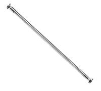 CEHJZQRPL Rail de penderie, Tringle à vêtements Robuste for Suspendre des Rideaux, Tubes de Placard en Acier Inoxydable 304 for douches, Tringle à vêtements antidérapante(150cm/4.9ft)