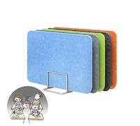 CEHJZQRPL Séparateur de Bureau, cloison de Bureau, Panneau Acoustique de séparation de Bureau, réduction du Bruit, Multicolore, Plusieurs Tailles, Lot de 2(Grey,40x50CM)