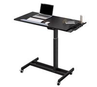 CEHJZQRPL Table à dessin à roulettes, bureau-lit, chevalet de dessin, table d'architecte, hauteur réglable, for maison, bureau, hôpital(Black)