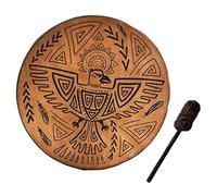 CEHJZQRPL Tambour chamanique 25 cm éthéré Décoration de Table en Plastique à Langue Main Fait la for Adulte